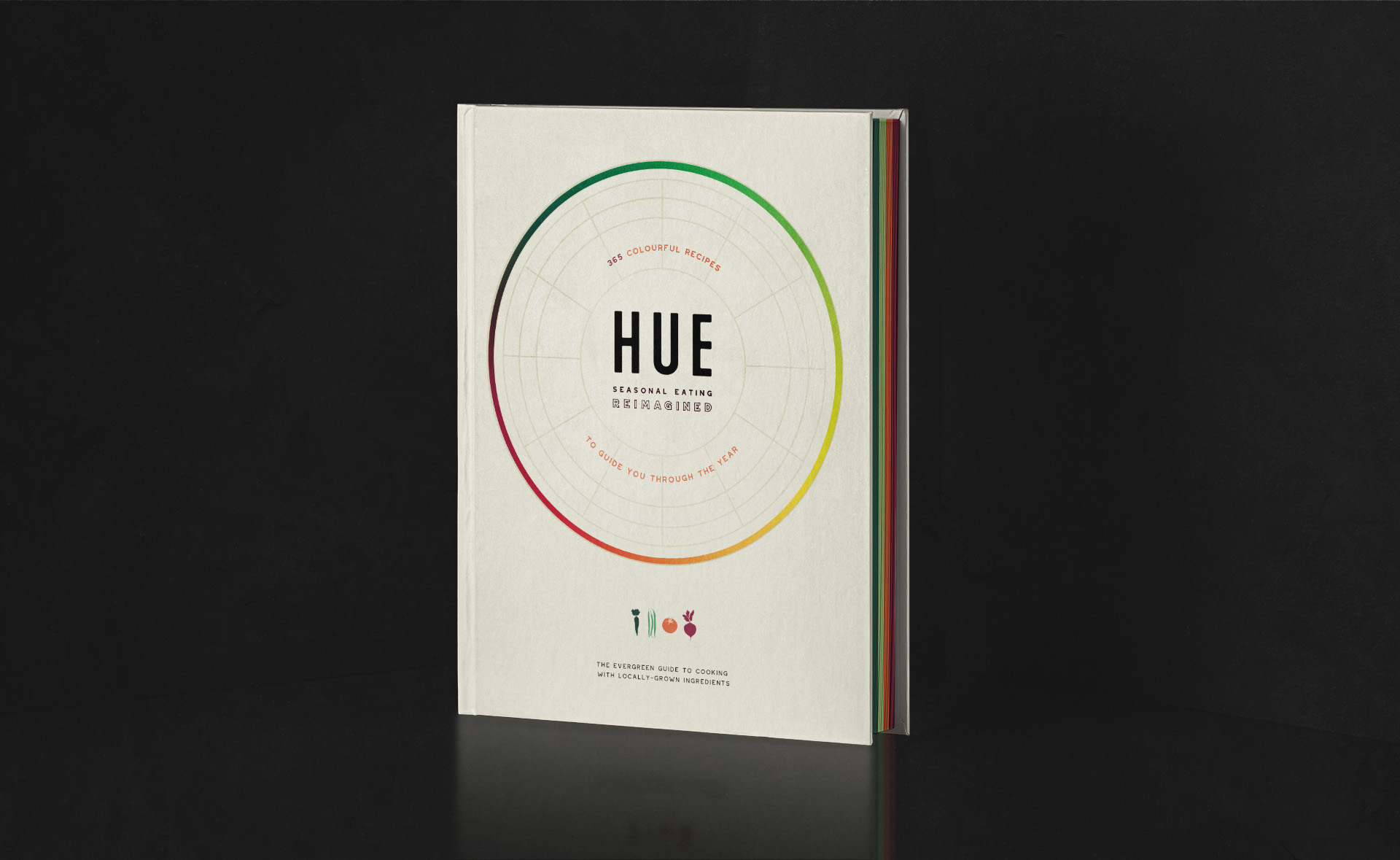 cover of Hue cookbook on a dark background