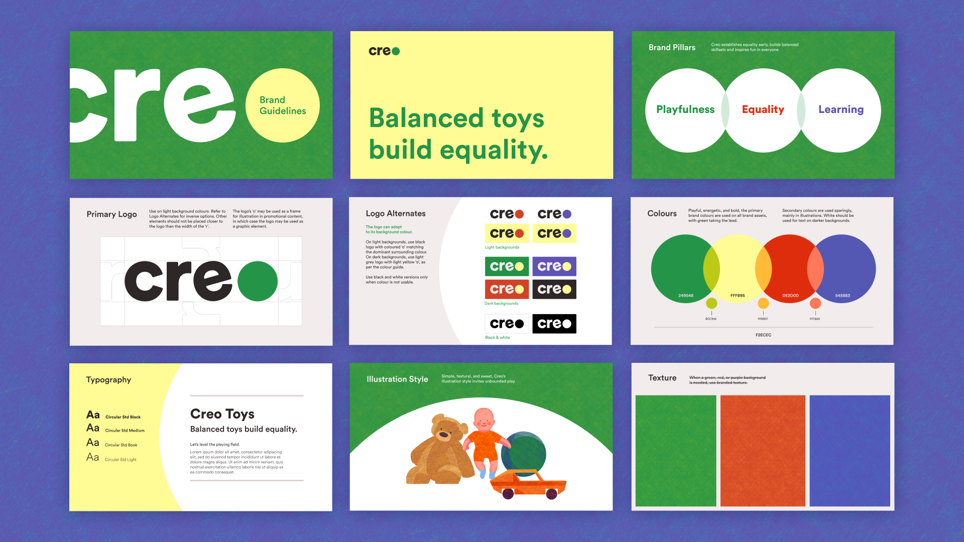 creo toys brand guide