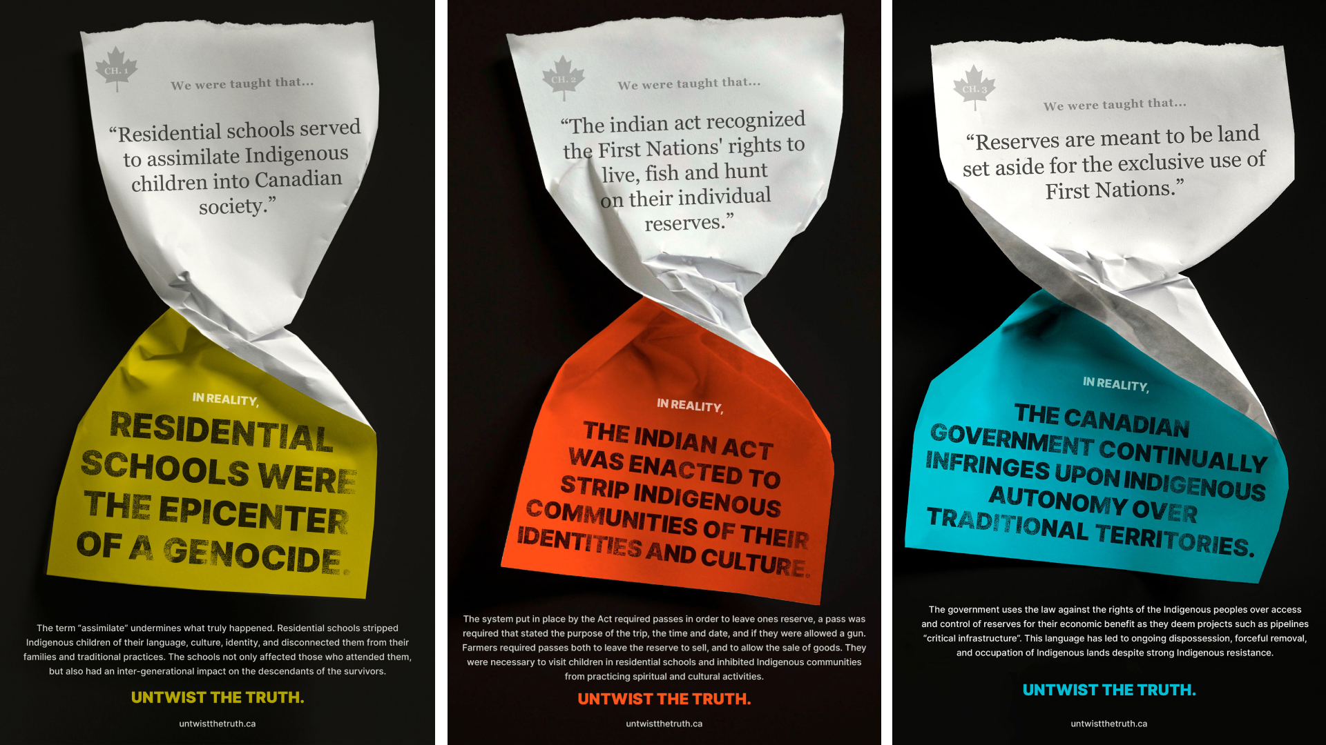 social good advertising poster campaign design, three versions